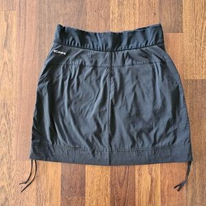 Columbia Anytime Casual Black Skort Skirt Small